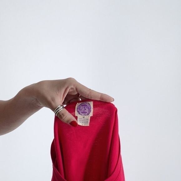 Vintage 80s Saks Fifth Avenue Pink Short Sleeve Tee - Picture 4 of 4